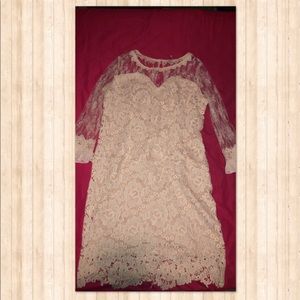 Floral lace dress